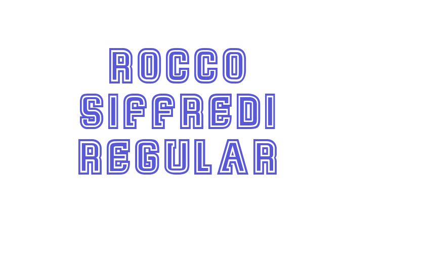 Rocco Siffredi Regular Font