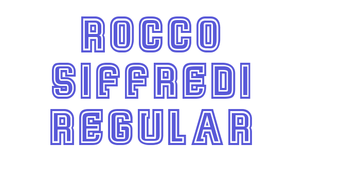 Rocco Siffredi Regular Font