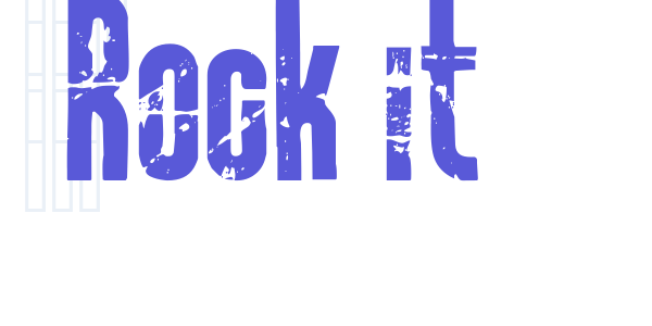 Rock it font free