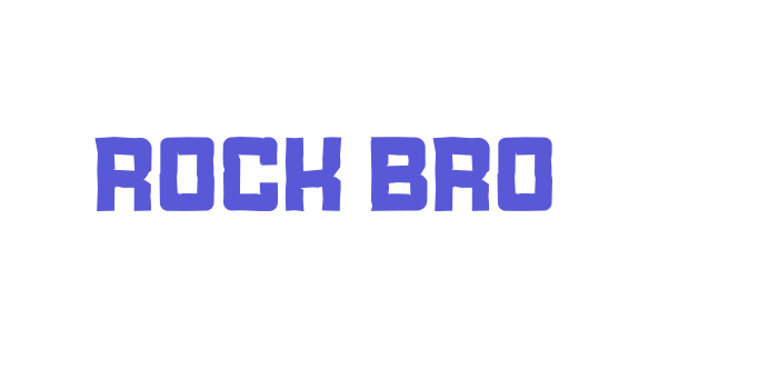 Rock Bro Font Download