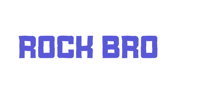 Rock Bro Font