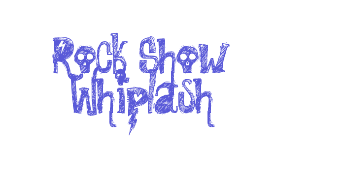 Rock Show Whiplash Font Download