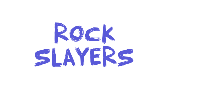 Rock Slayers Font Download