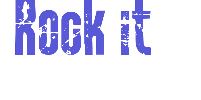 Rock it Font