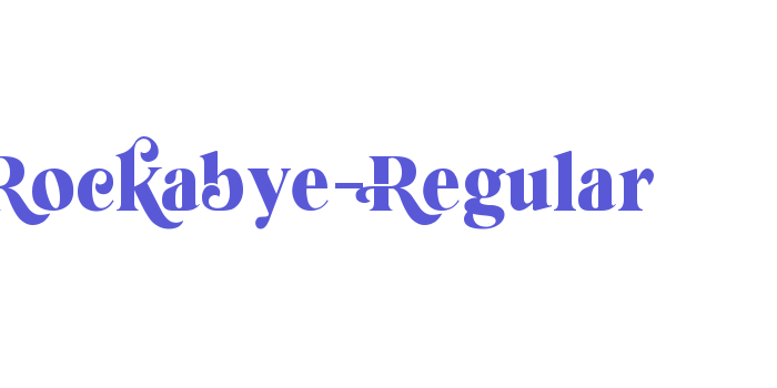 Rockabye-Regular Font Download