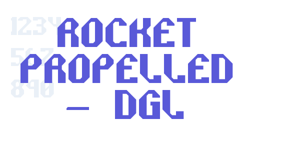 Rocket Propelled – DGL font free