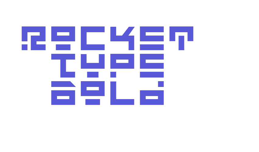 Rocket Type Bold Font Download