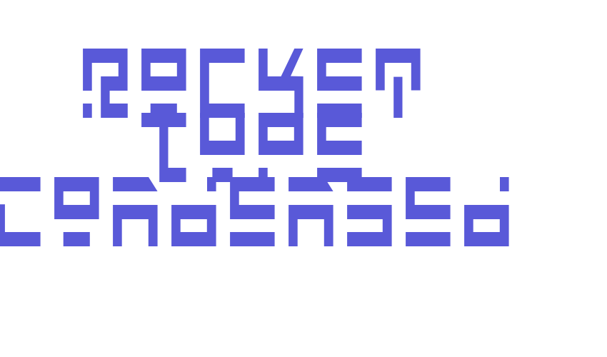 Rocket Type Condensed Font Download