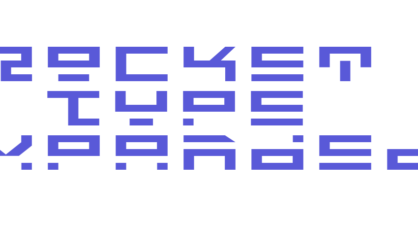 Rocket Type Expanded Font Download