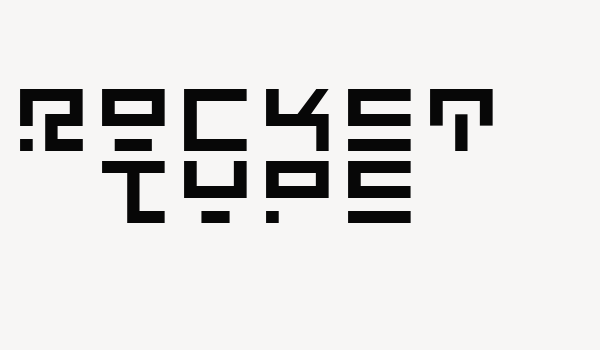 Rocket Type Font