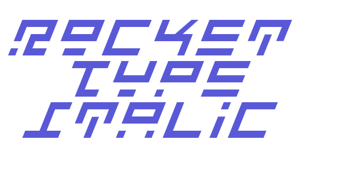 Rocket Type Italic Font Download