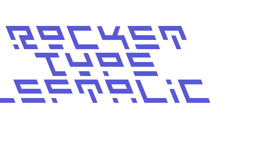 Rocket Type Leftalic Font Download