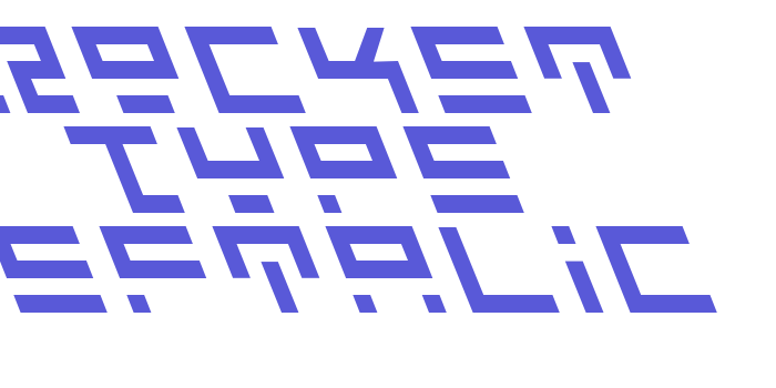 Rocket Type Leftalic Font