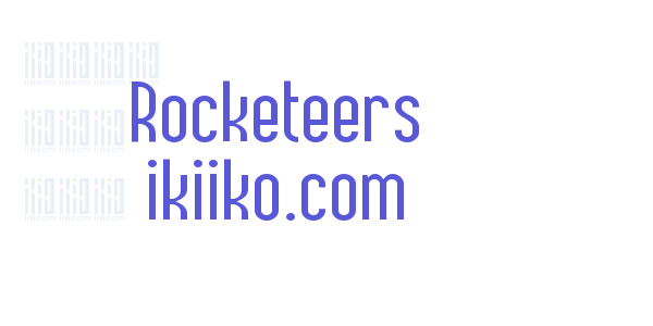 Rocketeers ikiiko.com font free