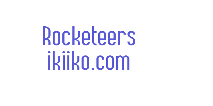 Rocketeers ikiiko.com Font Download