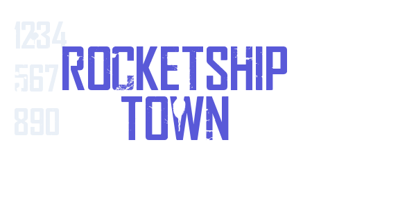 Rocketship Town font free