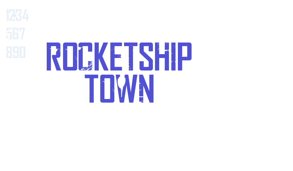 Rocketship Town-font-download