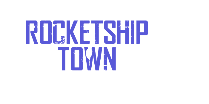 Rocketship Town Font