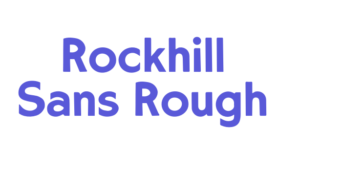 Rockhill Sans Rough Font