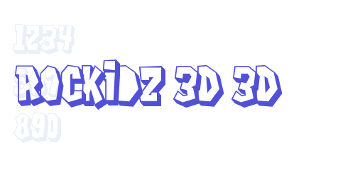 Rockidz 3D 3D-font-download