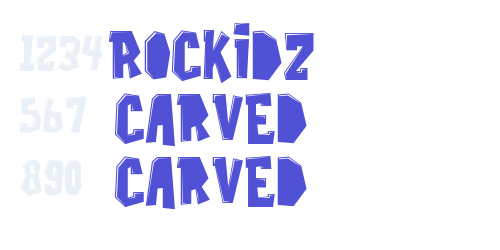 Rockidz Carved Carved-font-download