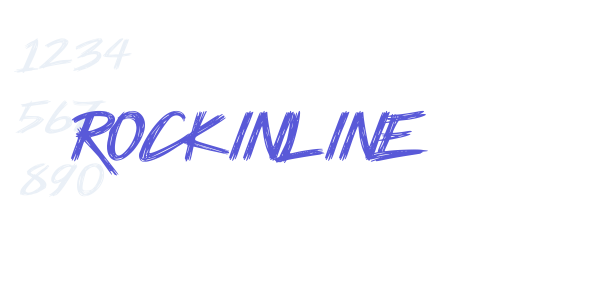 Rockinline font free