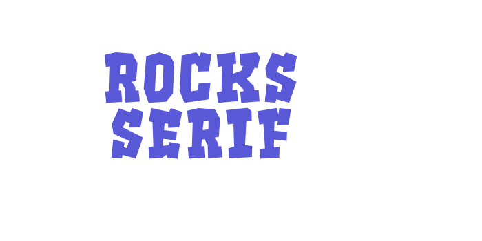 Rocks Serif Font Download