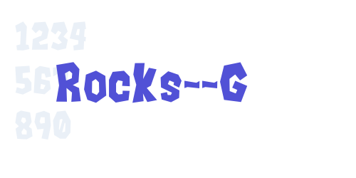 Rocks__G-font-download