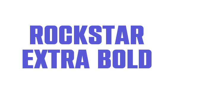 Rockstar Extra Bold Font Download