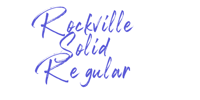 Rockville Solid Regular Font Download