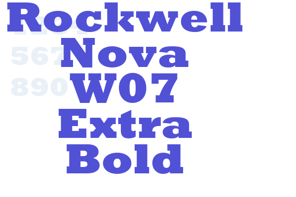 Rockwell Nova W07 Extra Bold