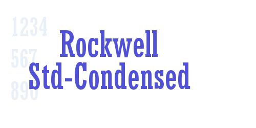Rockwell Std-Condensed-font-download