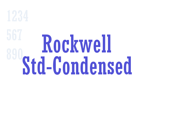 Rockwell Std-Condensed