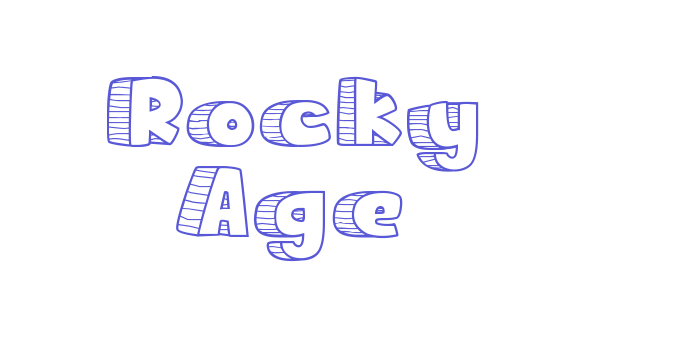 Rocky Age Font