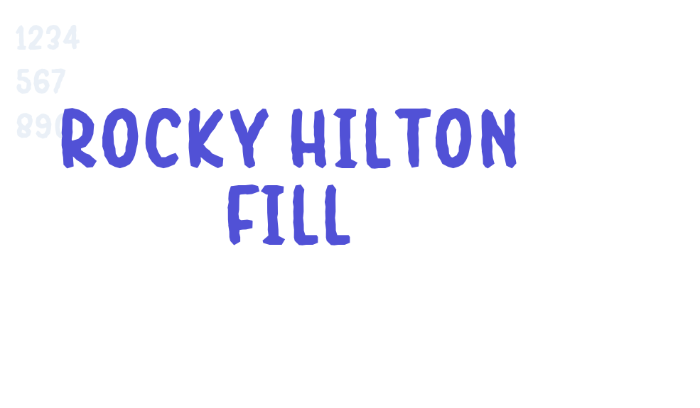 Rocky Hilton Fill-font-download