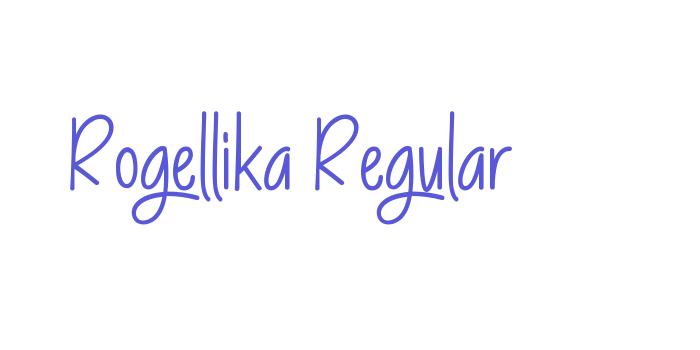 Rogellika Regular Font Download