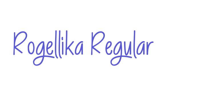 Rogellika Regular Font