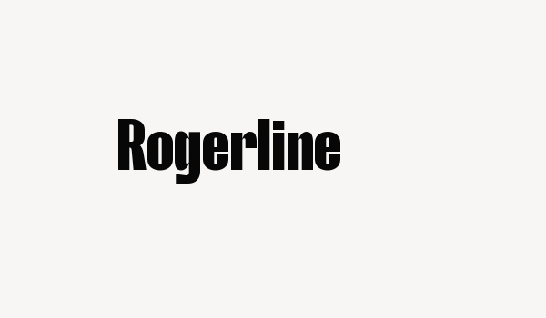 Rogerline Font