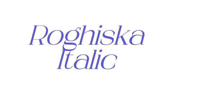 Roghiska Italic Font Download