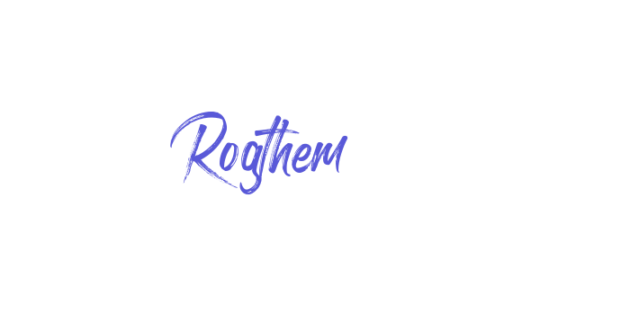 Rogthem Font Download