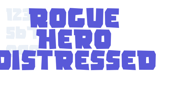 Rogue Hero Distressed font free