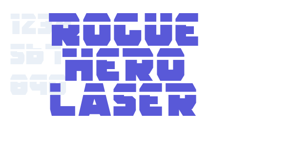 Rogue Hero Laser font free