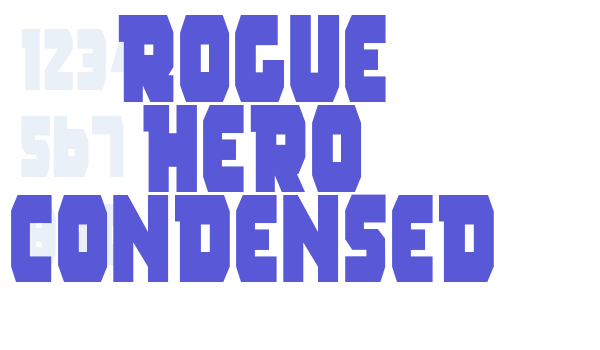 Rogue Hero Condensed Font