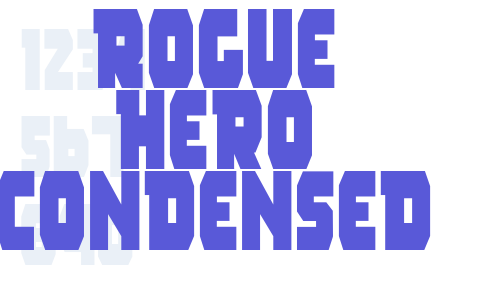 Rogue Hero Condensed Font Download