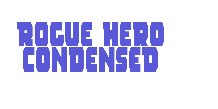 Rogue Hero Condensed Font Download