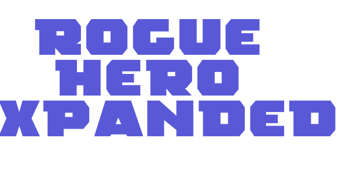 Rogue Hero Expanded Font Download