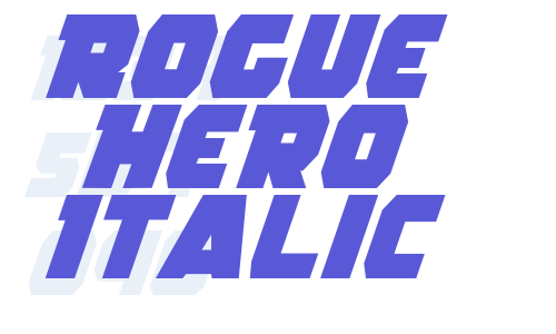 Rogue Hero Italic Font Download