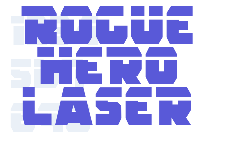 Rogue Hero Laser Font Download