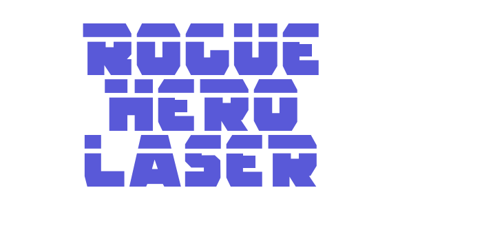 Rogue Hero Laser Font Download