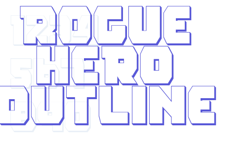 Rogue Hero Outline Font Download